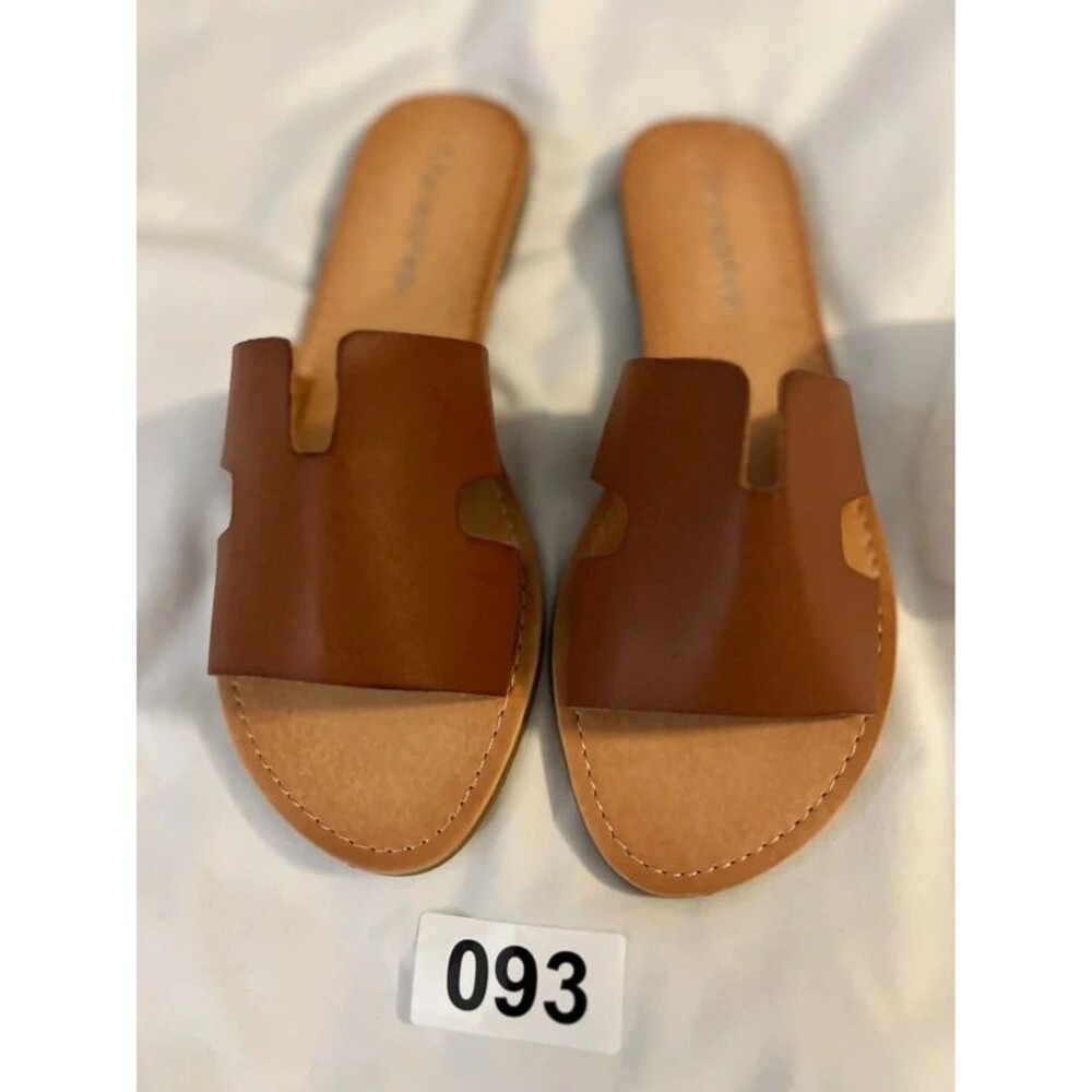 City classified Brown sandals woman